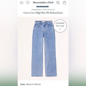 Abercrombie- 90’s Relaxed Jean